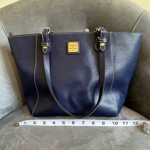 Dooney & Bourke Marine (Navy) Saffiano Leather Tote